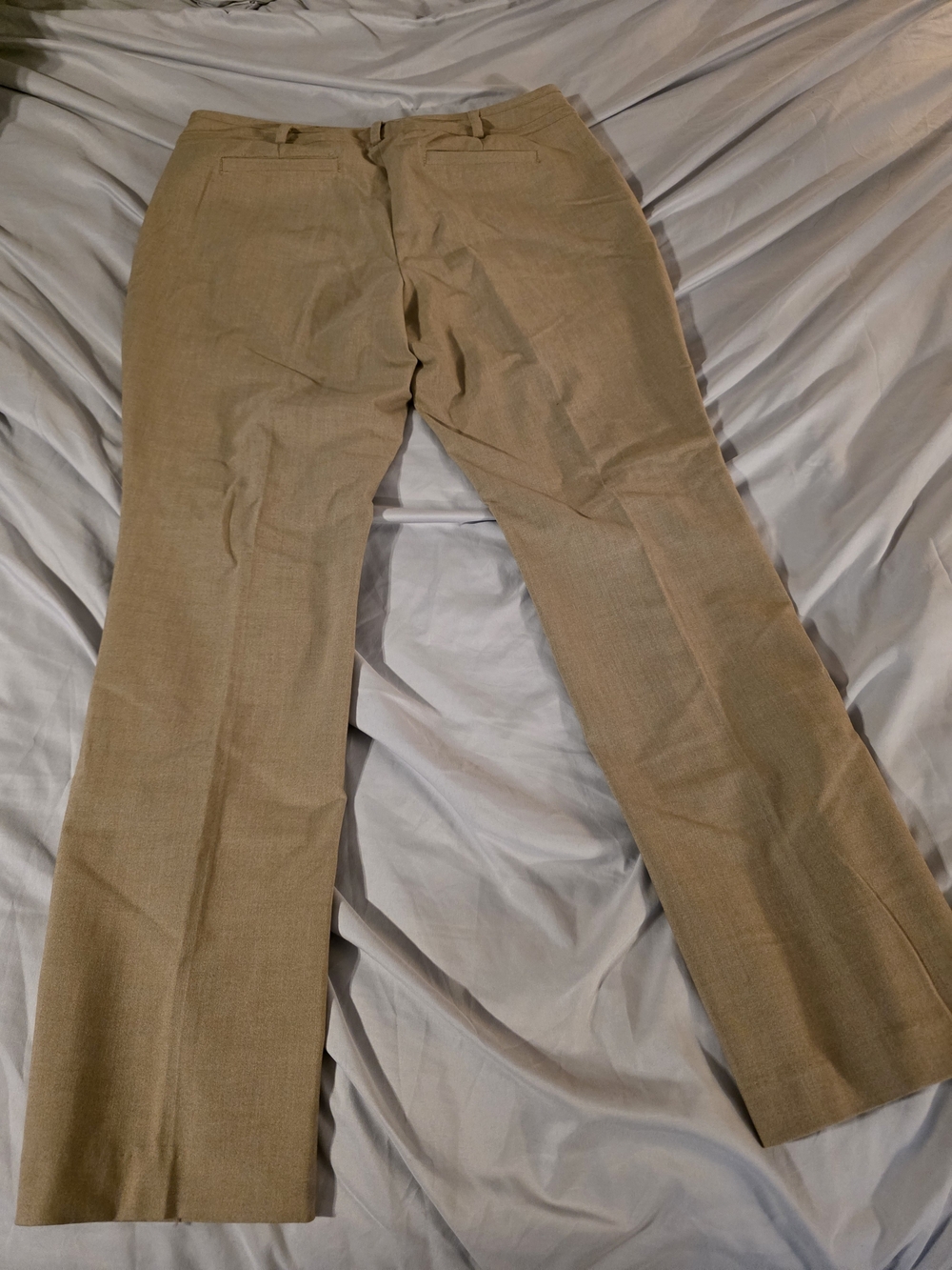 Women's Tailored Tan Dress Trousers